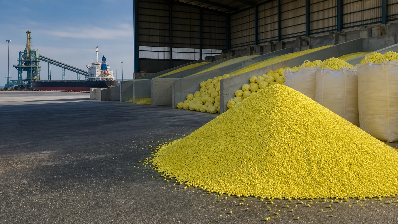Industrial sulphur trading